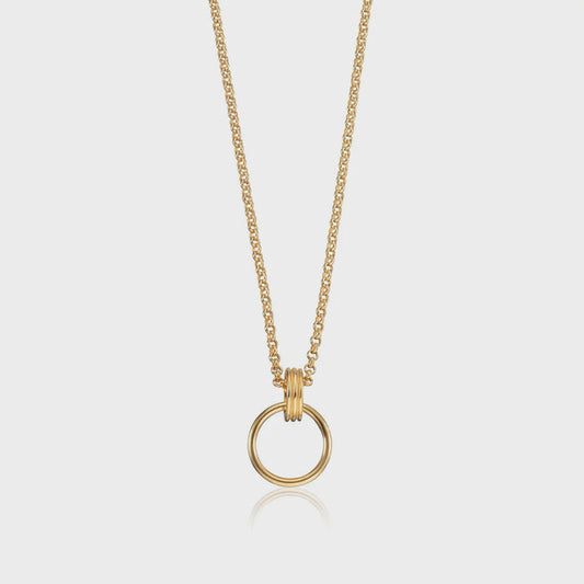 Lily Charmed Gold Charm Capture Necklace