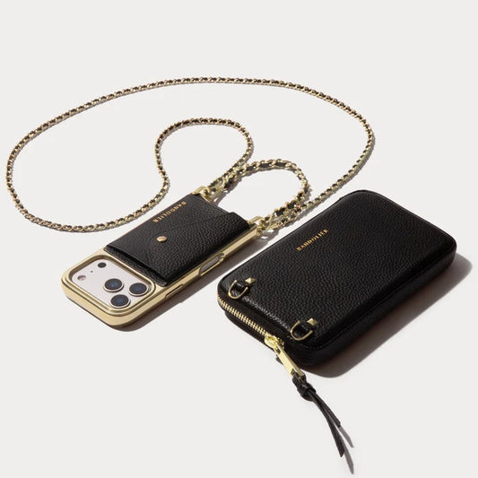 Lily Pouch Set - Black Chrome/Gold