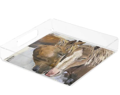 Love You Most Acrylic Tray