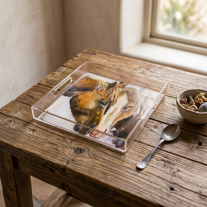 Love You Most Acrylic Tray