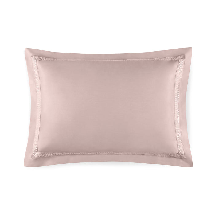 Luis-CharmPink-Sham pillowcase on a white background