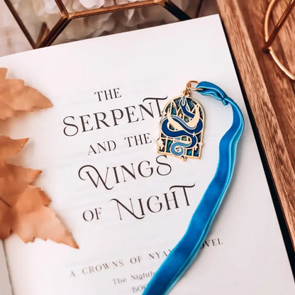 Lunar Darlings Inspired Literary Leadlight Bookmarks The Serpent and the Wings of Night Inspired Literary Leadlight