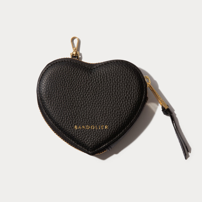 Magnet Heart Wallet - Black/Gold