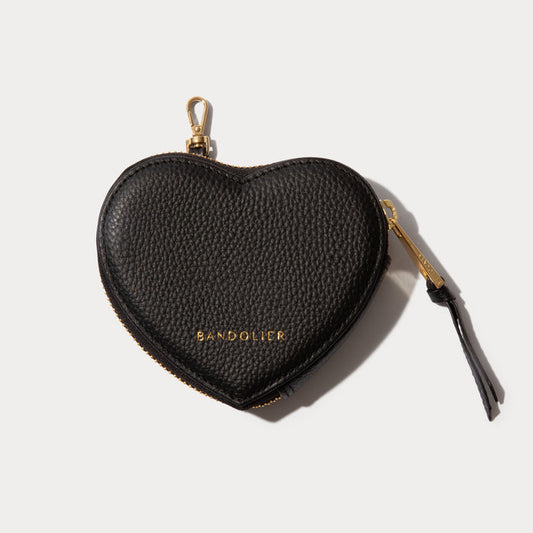 Magnet Heart Wallet - Black/Gold