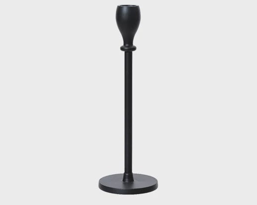 Matt Black Candle Holder