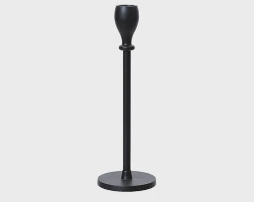 Matt Black Candle Holder