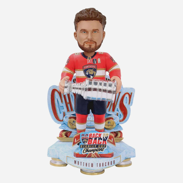 Matthew Tkachuk Florida Panthers 2025 Stanley Cup Champions Celebration NHL Bobblehead