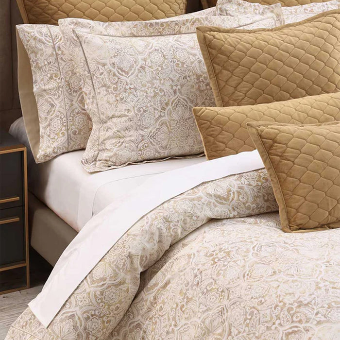 Mayfair Duvet Cover Set and pillows in a bedroom setting