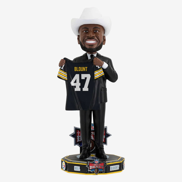 Mel Blount Pittsburgh Steelers 1970 NFL Draft Pick NFL Bobblehead