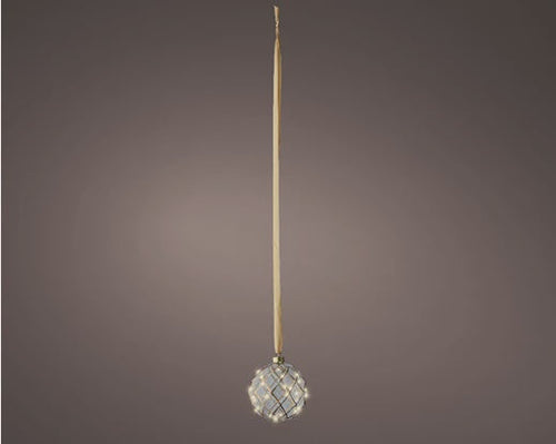 Micro LED Battery Operated Indoor Decorative Net Ball Light -14cm