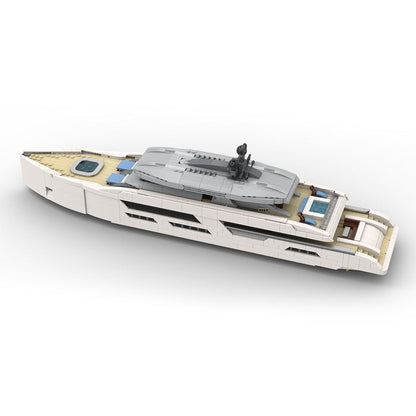Midi - Scale Yacht - White Version Klemmbausteine - LesDiy - Klemmbausteine