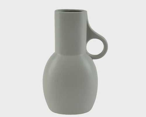 Mint Stoneware Vase