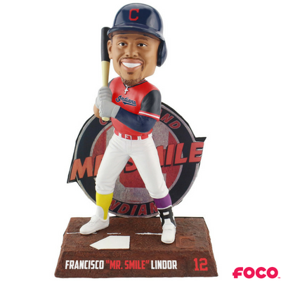 Francisco Lindor (Mr. Smile) Red Jersey - Cleveland Indians