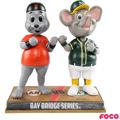 San Francisco Giants (Lou Seal) vs. Oakland Athletics (Stomper)