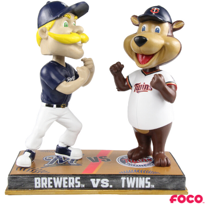 Milwaukee Brewers (Bernie) vs. Minnesota Twins (T.C. Bear)