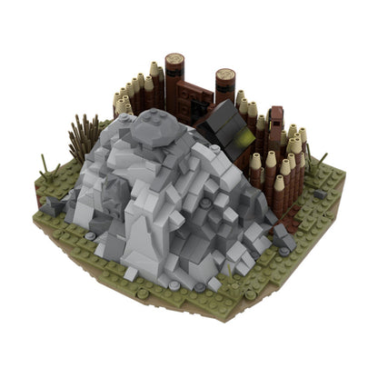 MOC - 114319 Medieval Gold Mine Klemmbausteine - LesDiy - Klemmbausteine