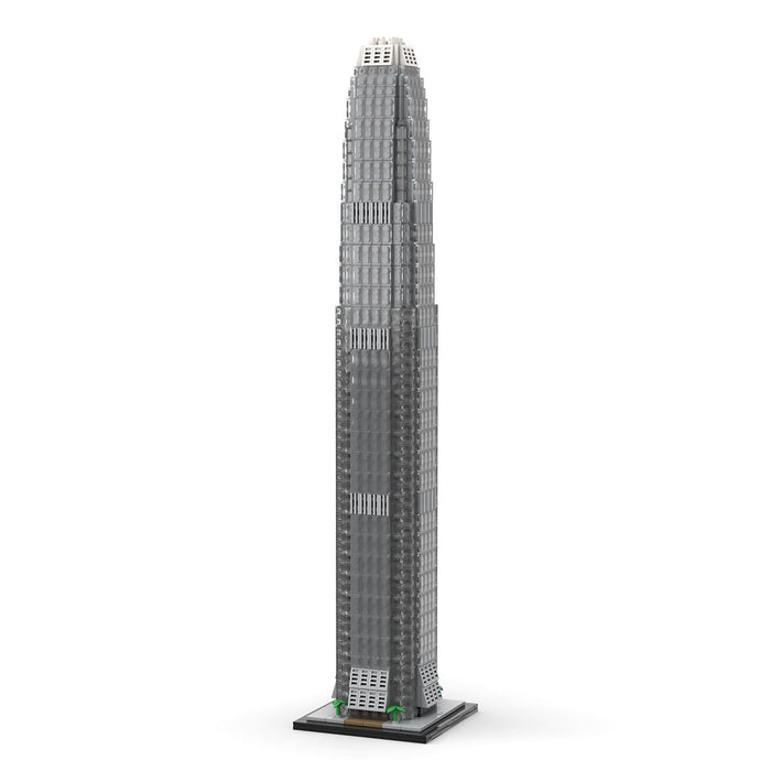MOC - 153369 Two International Finance Centre 1:800 Scale Hong Kong Klemmbausteine - LesDiy - Klemmbausteine