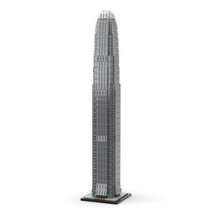 MOC - 153369 Two International Finance Centre 1:800 Scale Hong Kong Klemmbausteine - LesDiy - Klemmbausteine