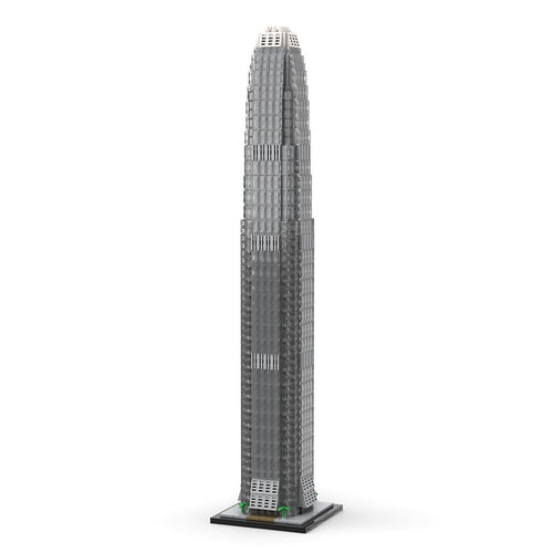 MOC - 153369 Two International Finance Centre 1:800 Scale Hong Kong Klemmbausteine - LesDiy - Klemmbausteine