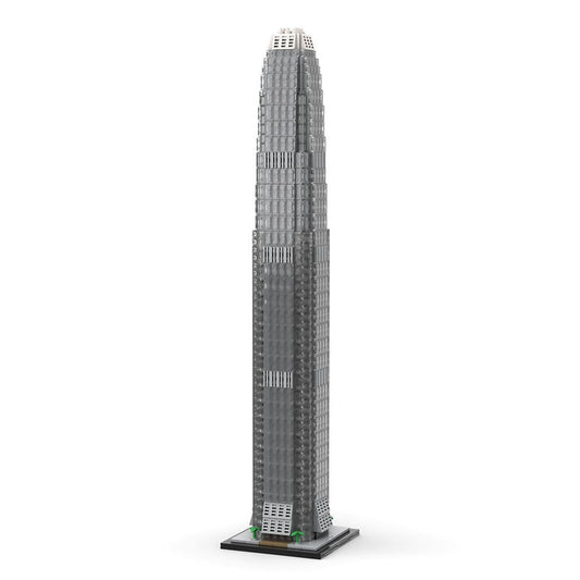 MOC - 153369 Two International Finance Centre 1:800 Scale Hong Kong Klemmbausteine - LesDiy - Klemmbausteine