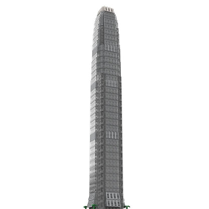 MOC - 153369 Two International Finance Centre 1:800 Scale Hong Kong Klemmbausteine - LesDiy - Klemmbausteine