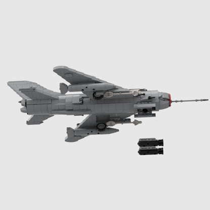 MOC - 159149 Mig 19S Klemmbausteine - LesDiy - Klemmbausteine