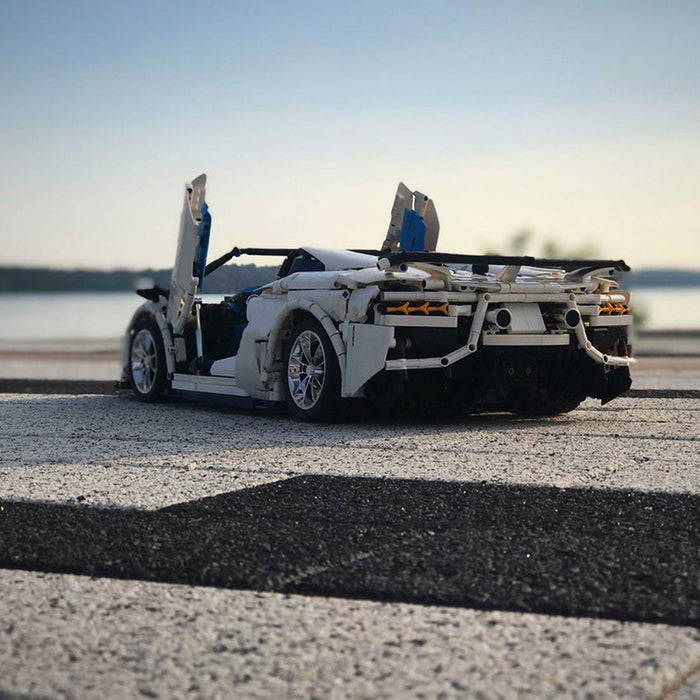MOC - 17698 Lamborghini Aventador SVJ Roadster Klemmbausteine - LesDiy - Klemmbausteine