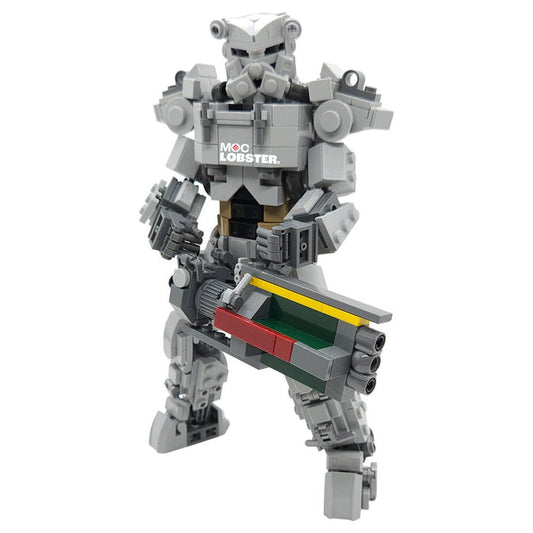 MOC - 182180 Fallout: BoS T - 60 Power Armor Klemmbausteine - LesDiy - Klemmbausteine