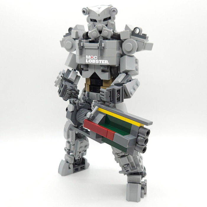 MOC - 182180 Fallout: BoS T - 60 Power Armor Klemmbausteine - LesDiy - Klemmbausteine
