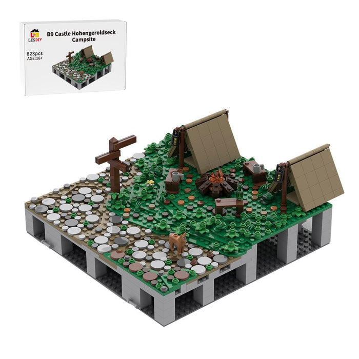 MOC - 208021 B9 Castle Hohengeroldseck Klemmbausteine - LesDiy - Klemmbausteine