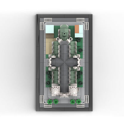 MOC - 212962 St. Patrick's Cathedral 1:800 Scale Klemmbausteine - LesDiy - Klemmbausteine