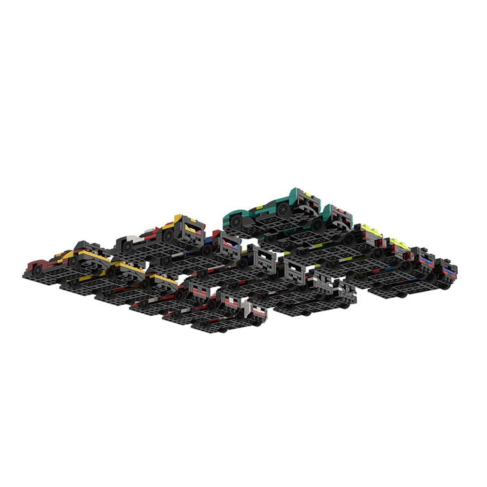 MOC - 213123 2025 WEC Hypercar Grid 5 wide Klemmbausteine - LesDiy - Klemmbausteine