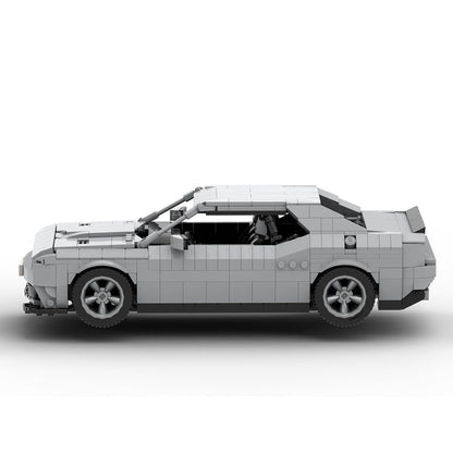 MOC - 213856 1/17 Scale Dodge Challenger Hellcat Klemmbausteine - LesDiy - Klemmbausteine