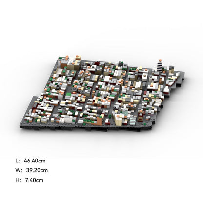 MOC - 225884 1/2000 Scale Lower Manhattan South of Houston Street Scene Klemmbausteine - LesDiy - Klemmbausteine