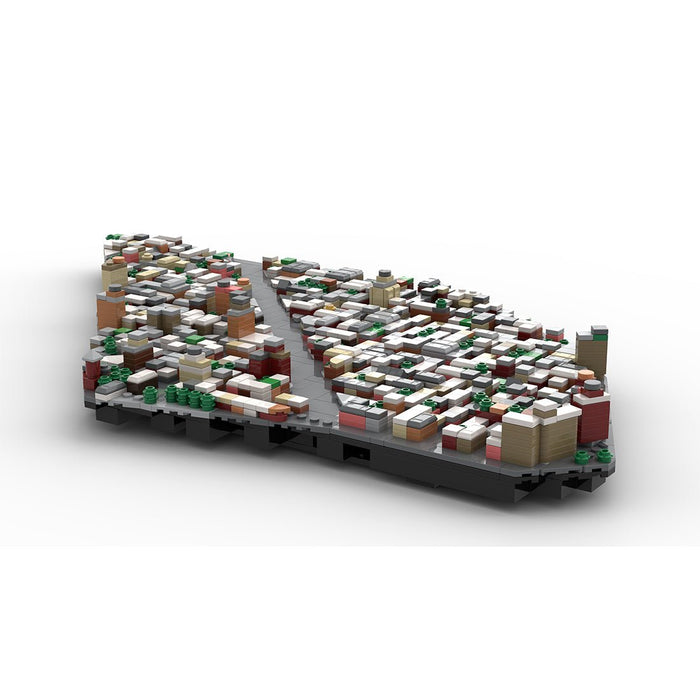 MOC - 225884 1/2000 Scale Lower Manhattan WestVillage Module 2 Klemmbausteine - LesDiy - Klemmbausteine