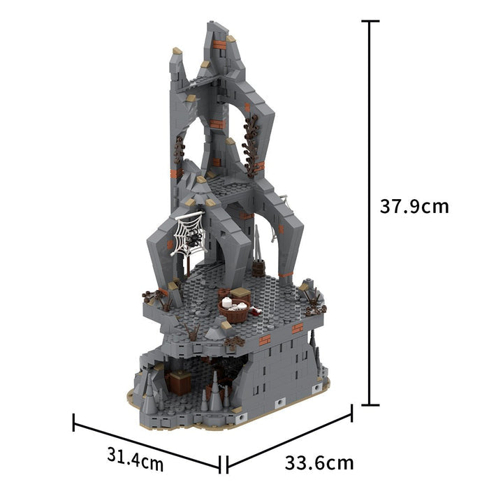 MOC - 226391 UCS Dol - Guldur - part 6/8 Klemmbausteine - LesDiy - Klemmbausteine