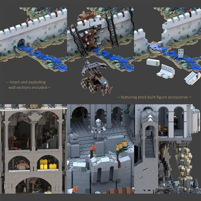 MOC - 228790 Helm's Deep - the ultimate MOD Klemmbausteine - LesDiy - Klemmbausteine
