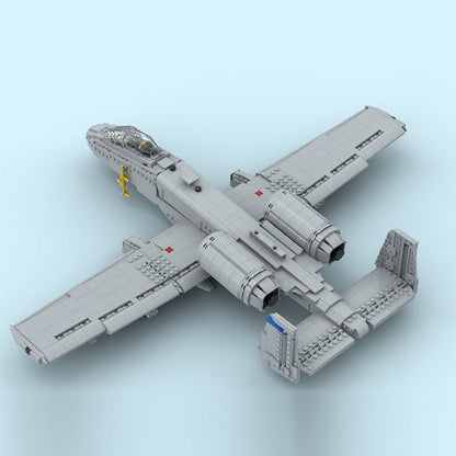 MOC - 234812 A - 10 Thunderbolt II/Warthog Klemmbausteine - LesDiy - Klemmbausteine