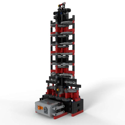 MOC - 42806 Billion to One Gearing Tower Klemmbausteine - LesDiy - Klemmbausteine