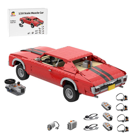 MOC - 75243 1/10 Scale Chevrolet Chevelle SS 1970 Klemmbausteine - LesDiy - Klemmbausteine