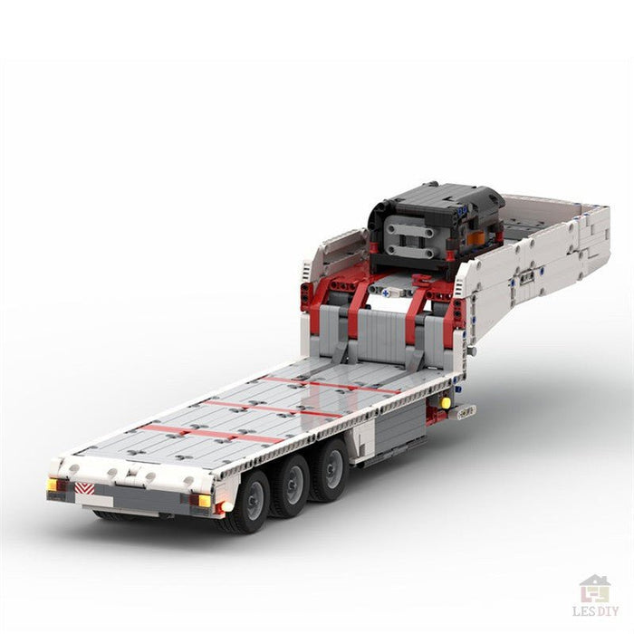 MOC - 78480 Technik Volve FMX 6×4 Trailer - LesDiy - Klemmbausteine