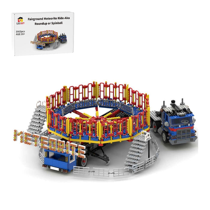 MOC - 80218 Freizeitpark Round - Up Klemmbausteine - LesDiy - Klemmbausteine