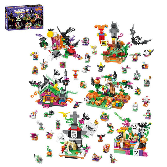 MOC Halloween 36 - in - 1 Countdown Calendar Surprise Box Klemmbausteine - LesDiy - Klemmbausteine