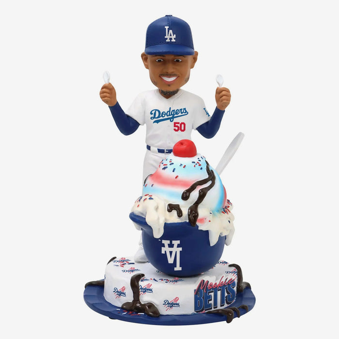 Mookie Betts Los Angeles Dodgers Ice Cream Helmet MLB Bobblehead