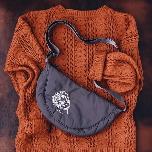 Morally Gray Crescent Bag Bags