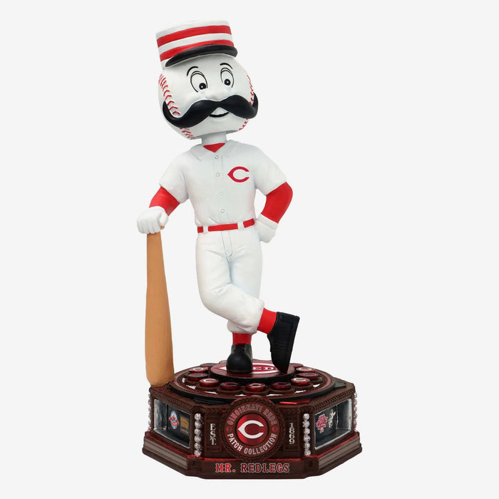 Mr. Redlegs Cincinnati Reds Patch Collection MLB Bobblehead