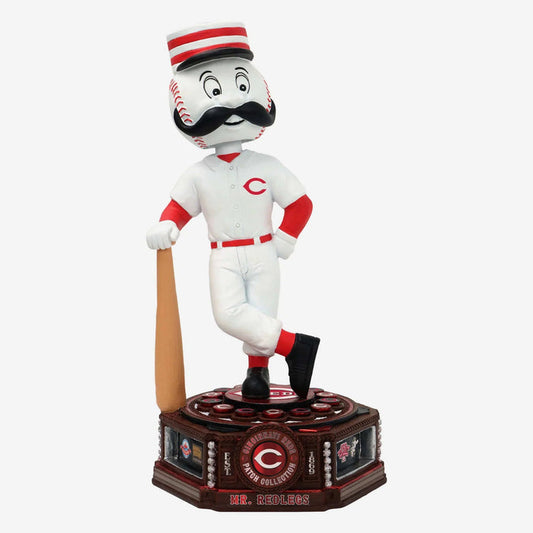Mr. Redlegs Cincinnati Reds Patch Collection MLB Bobblehead