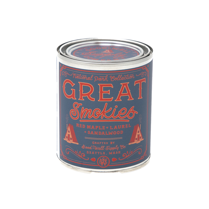 National Park Candle - Great Smoky Mountains Home Goods Good & Well Supply Co