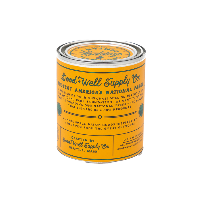 National Park Candle - Zion Home Goods Good & Well Supply Co