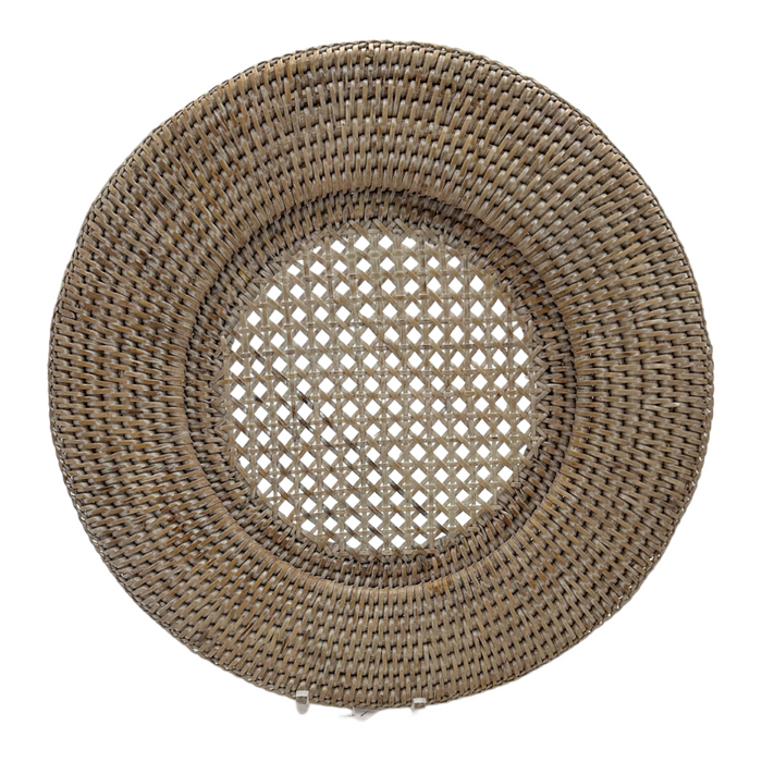 Natural Rattan Round Charger